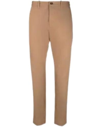 Nine:inthe:morning Easy Slim Chino Man Trousers - Natural