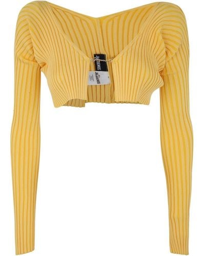 Jacquemus Knit Cardigans For - Yellow