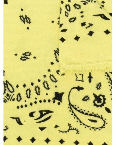 Kujten Printed Mini Scarf - Yellow