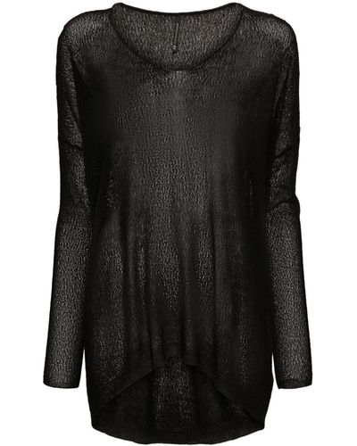 Pierantoniogaspari Printed V Neck Sweater - Black