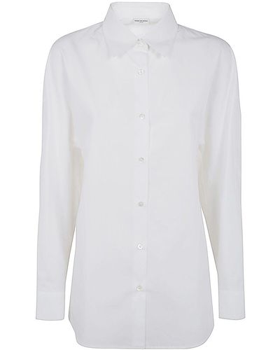 Dries Van Noten 00760 Casio 8328 Shirts - White