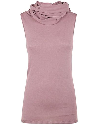 Rick Owens Twist Top - Pink