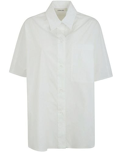Liviana Conti Cape Shirt - White