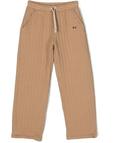 Bobo Choses B.C Quilted Jogging Trousers - Natural