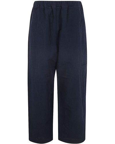 Sofie D'Hoore Wide Trousers With Elastic Waist - Blue