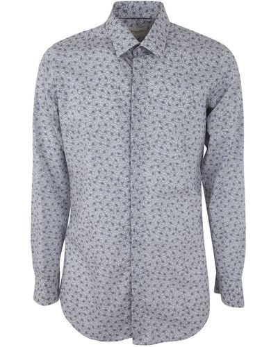 Tintoria Mattei 954 Shirts: Printed Shirt - Grey