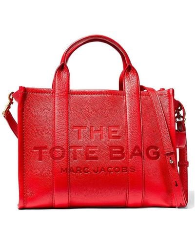 Marc Jacobs Leather Tote - Red