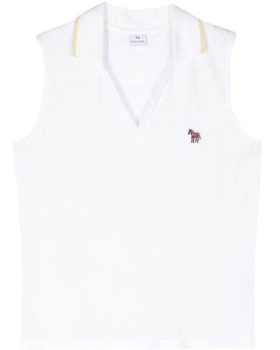 PS by Paul Smith Polo Top - White