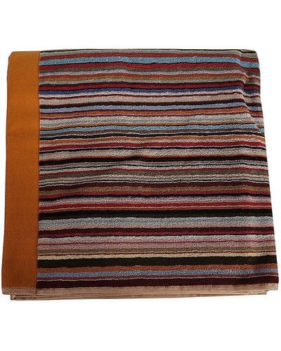 Paul Smith Towel Large Sig Strp Accessories - Brown
