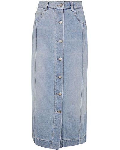 Moncler Midi Skirt - Blue