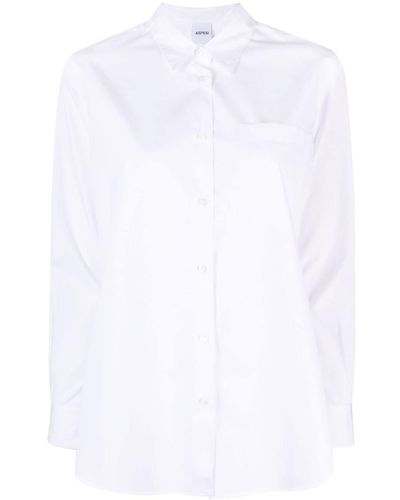 Aspesi Long-sleeve Cotton Shirt - White