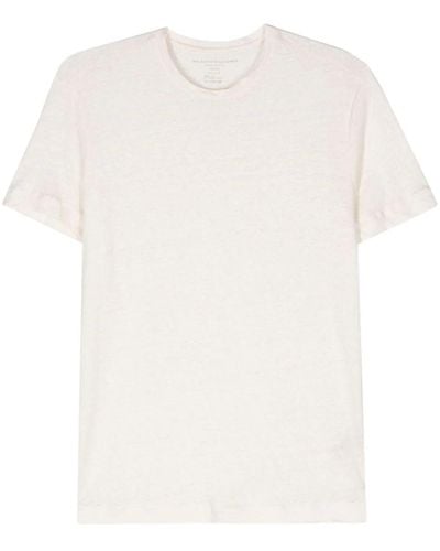 Majestic Short Sleeve Round Neck T-shirt - White
