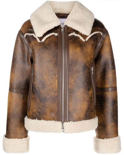 STAND Lessie Jacket - Brown