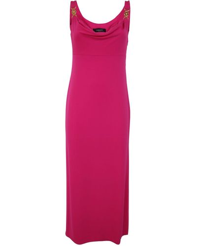 Versace Long Dress Jersey Gown - Pink