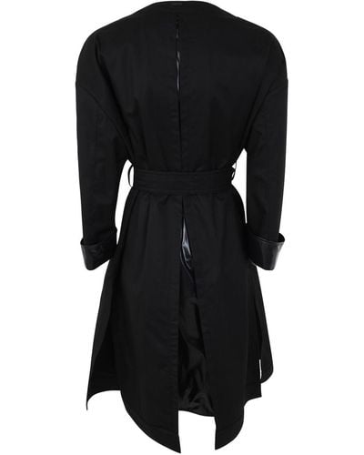 Herno Single Breasted Long Coat Clothing - Black