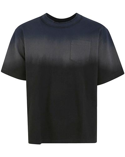 Sacai Dip Dye T-shirt - Black