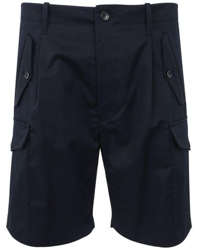 Nine:inthe:morning Shorts: Cargo Trousers - Blue