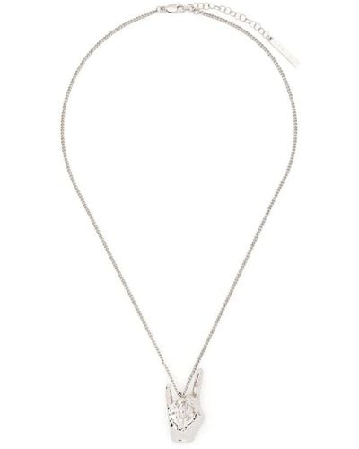 Y. Project Curb-chain Pendant Necklace - Metallic