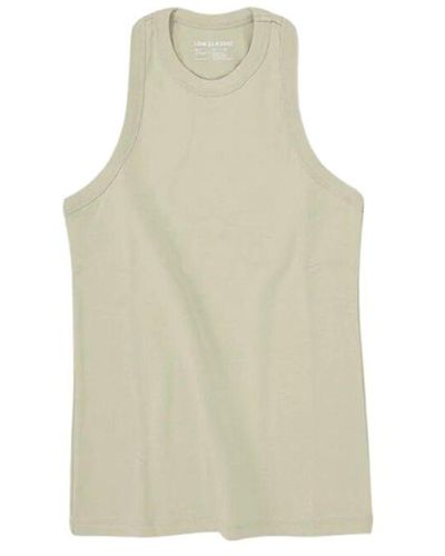 Low Classic Jersey Sleeveless Top - White
