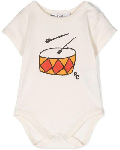 Bobo Choses Baby Play The Drum Body - White