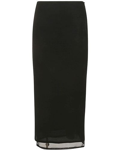 Fabiana Filippi Pleated Skirt - Black