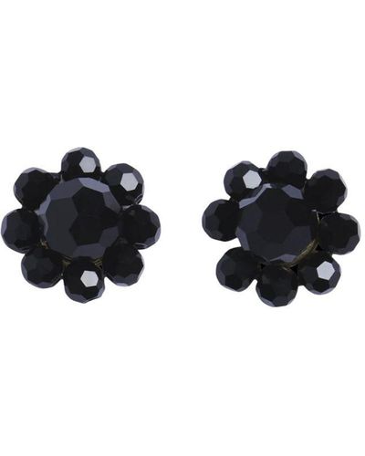 Simone Rocha Mini Daisy Stud Earring Accessories - Black