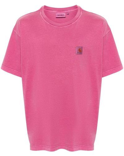 Carhartt Short Sleeves Nelson T-shirt - Pink