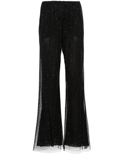 Philosophy Wide Leg Trousers - Black