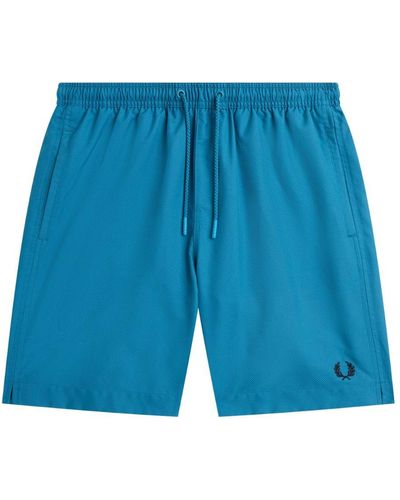 Fred Perry Fp Classic Swimshort Clothing - Blue