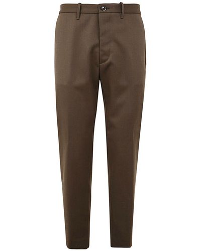 Nine:inthe:morning Nikolas Relaxed Fit Chino Trouser - Brown