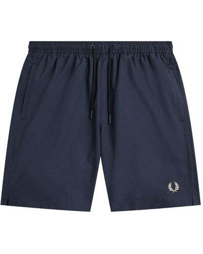 Fred Perry Fp Classic Swimshort Clothing - Blue