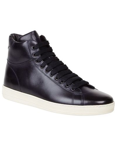 Tom Ford Russel High-top Trainer - Black