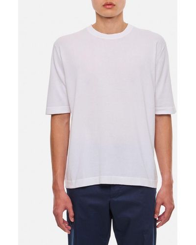K-Way Combe T-shirt In Cotone - Bianco