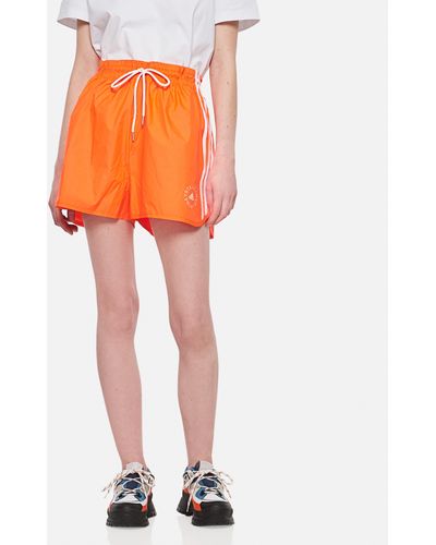 Stella McCartney X Adidas Pantaloncini jogging fluo - Arancione