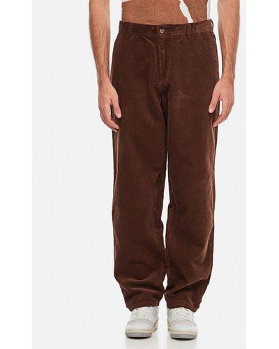 Les Deux Pantaloni Kody Heavy Corduroy - Marrone