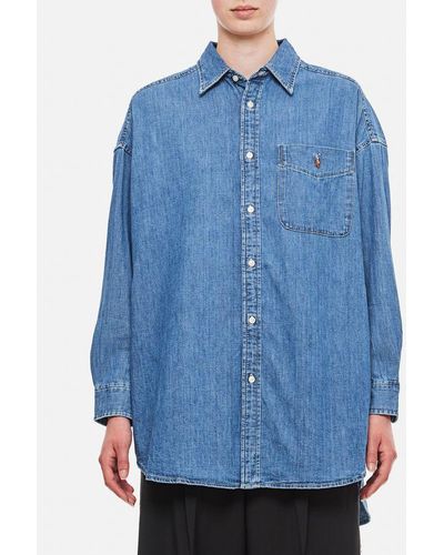 Polo Ralph Lauren Camicia di jeans oversize - Blu