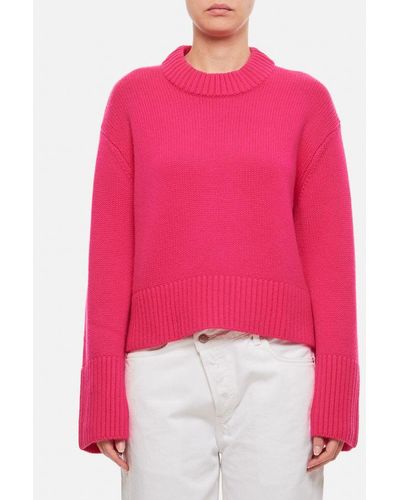 Lisa Yang Sony Maglia Cashmere - Rosso
