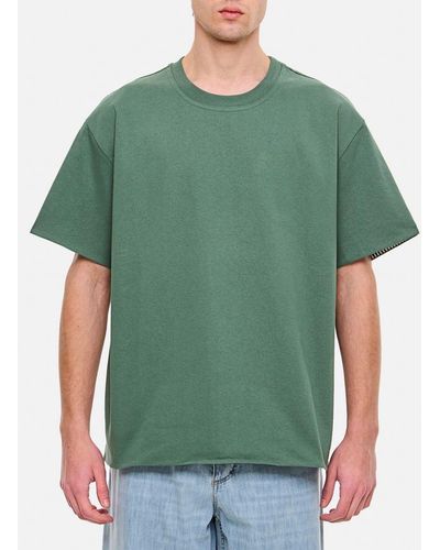 Bottega Veneta T-shirt Doppio Strato - Verde