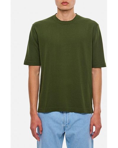 K-Way Combe T-shirt In Cotone - Verde