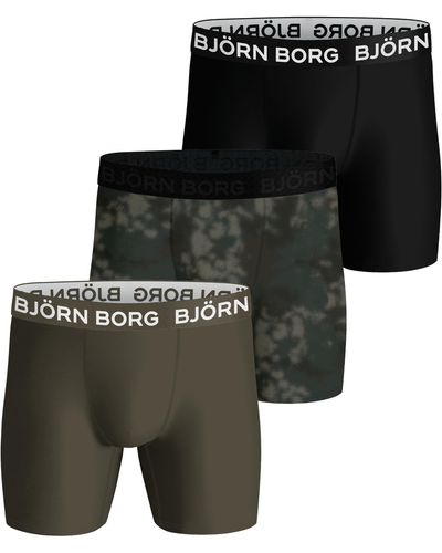 Björn Borg Performance boxer 3-pack - Grün