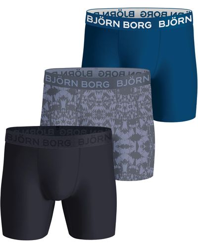 Björn Borg Performance boxer 3-pack - Blau