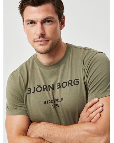 Björn Borg Borg logo t-shirt - Grün