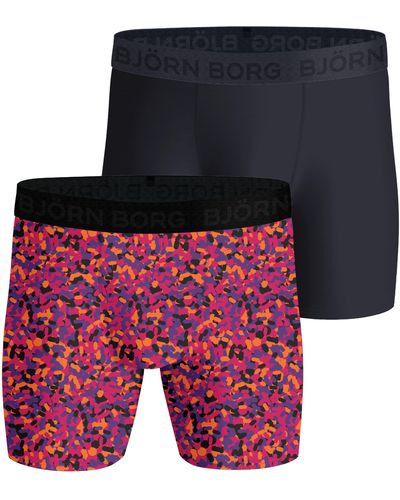 Björn Borg Performance boxer 2-pack - Blau