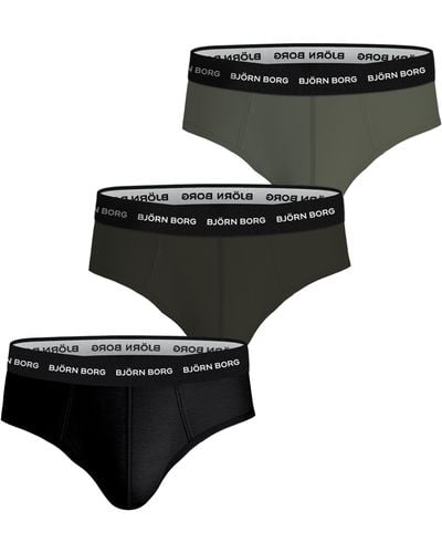 Björn Borg Cotton stretch brief 3-pack - Schwarz