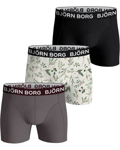 Björn Borg Cotton Stretch Boxer 3-pack - Mehrfarbig