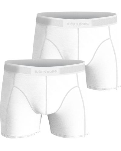 Björn Borg Premium cotton stretch boxer 2-pack - Weiß