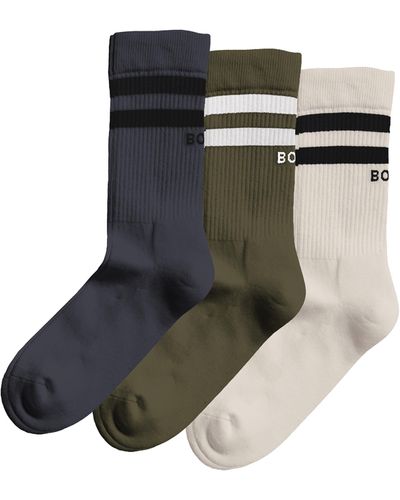 Björn Borg Core crew sock 3-pack - Schwarz