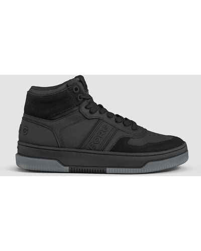 Björn Borg Mid sneaker t2300 bo suede - Schwarz