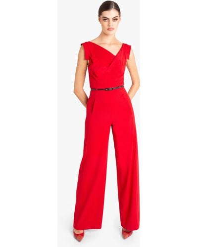 Black Halo Jackie Jumpsuit - Red