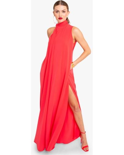 Black Halo Henna Gown - Red